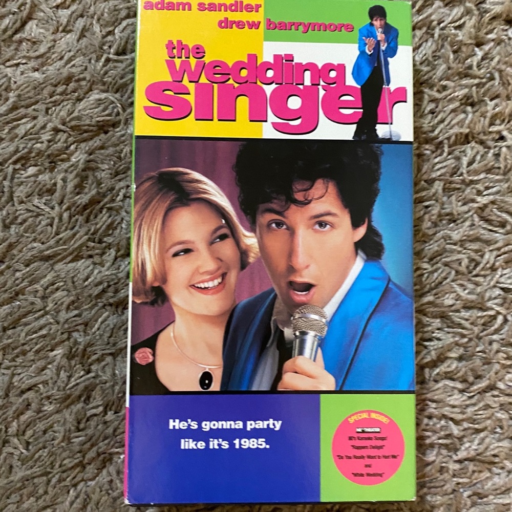THE WEDDING SINGER VHS
